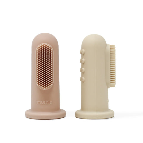 Mushie | Finger Toothbrush in Several Colors