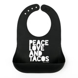 Bella Tunno Peace, Love, & Tacos Bib