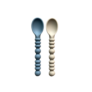 Three Hearts Silicon 2pk Spoon Set in Several Colors