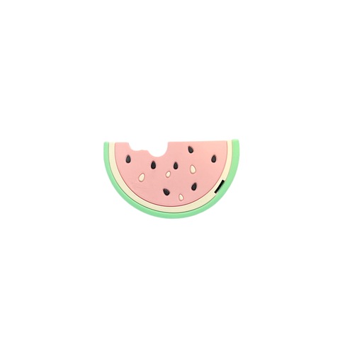Three Hearts Watermelon Silicone Teether in Two Colors