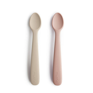 Mushie | Silicone Feeding Spoons 2-PK in Several Colors