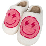 Pink Electric Sherpa Slippers