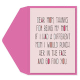Greeting Card Dear Mom