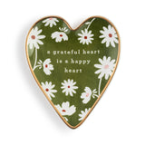 Demdaco Heart Trinket Tray | Grateful Heart