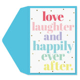 Greeting Card Love Laugh Text