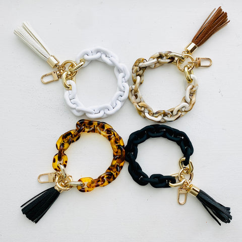 Oval Link Keychains in Several Color
