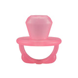 Itzy Ritzy Teensy Teether Soothing Silicone | Diamond