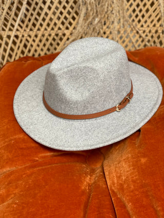 Leather Belt Panama Hat in Several Colors