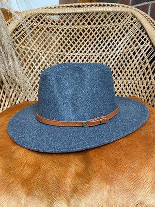 Leather Belt Panama Hat in Several Colors