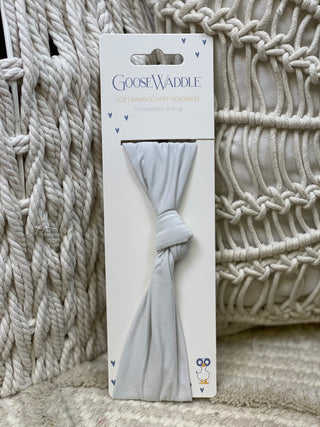 GooseWaddle Gray Headband