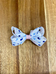 Wee Ones Mini Grosgrain Bow-Whales