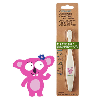 Jack 'N' Jill Biodegradable Cornstarch Toothbrush | Koala