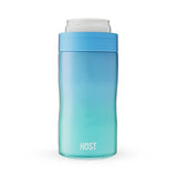 HOST Slim Can Cooler In Lagoon Ombre