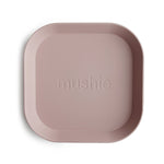 Mushie Square Dinnerware Plates in Several Colors