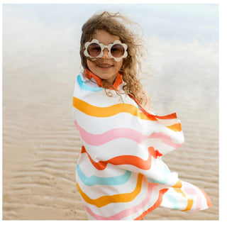 Dock & Bay | Kids Beach Towel | Squiggle Face
