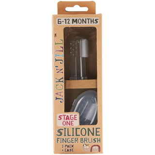 Jack 'N' Jill Stage One Silicone Finger Brush 2pk