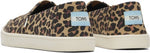 TOMS Alpargata Cupsole Tan Leopard Slip On Sneaker