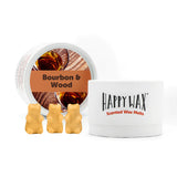 Happy Wax Melts Eco Tin | Bourbon & Wood
